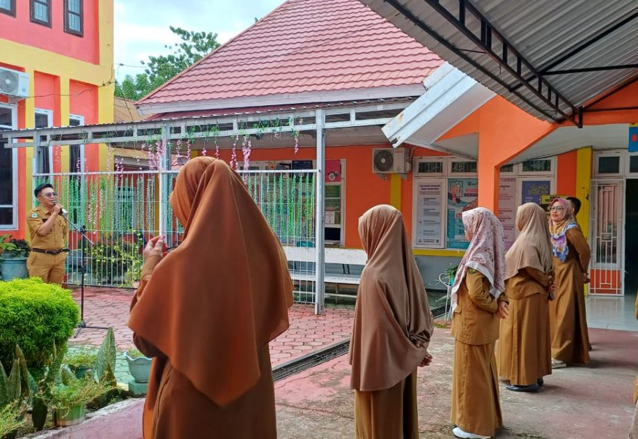 Kegiatan Apel Pagi UPT Puskesmas Bajo